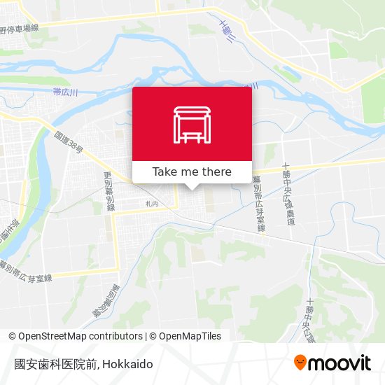 國安歯科医院前 map