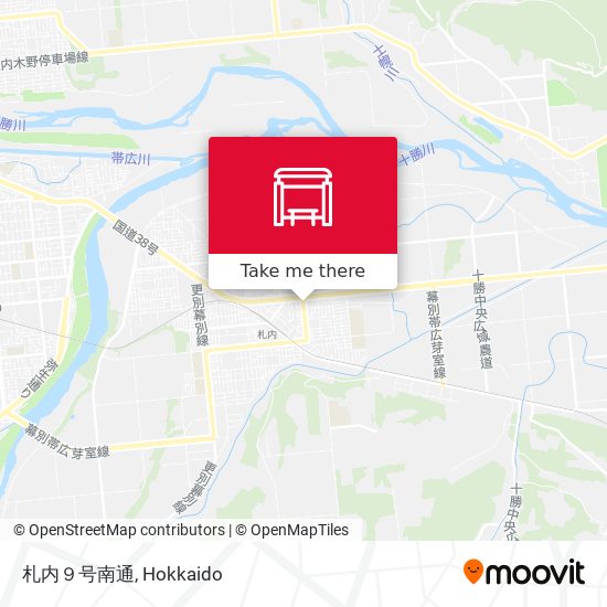 札内９号南通 map