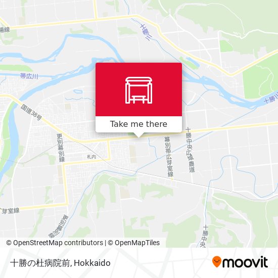 十勝の杜病院前 map