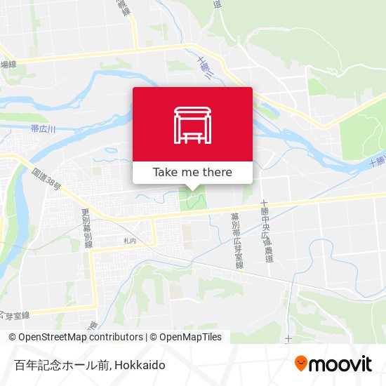 百年記念ホール前 map