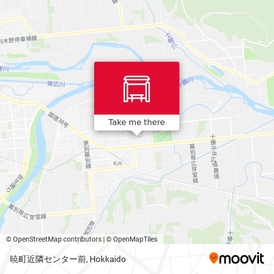 暁町近隣センター前 map
