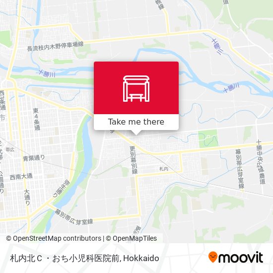 札内北Ｃ・おち小児科医院前 map