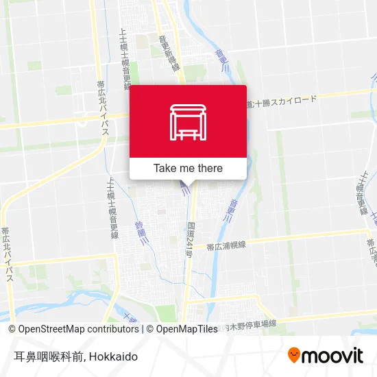 耳鼻咽喉科前 map