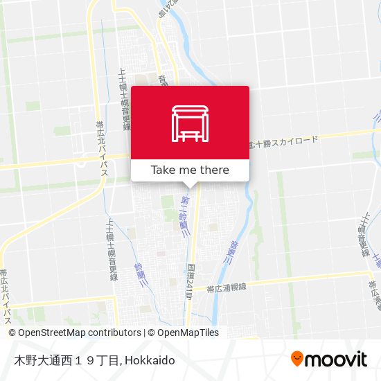 木野大通西１９丁目 map