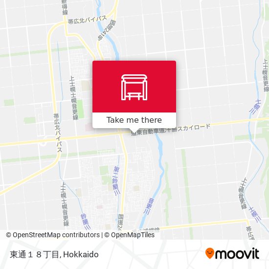 東通１８丁目 map