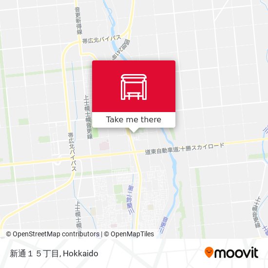 新通１５丁目 map