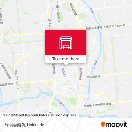 緑陽会館前 map