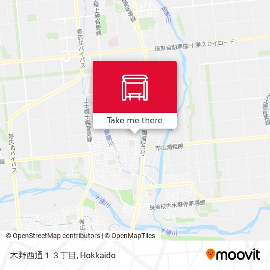 木野西通１３丁目 map