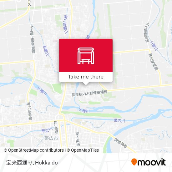 宝来西通り map