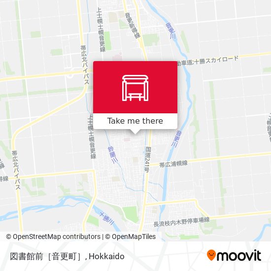 図書館前［音更町］ map