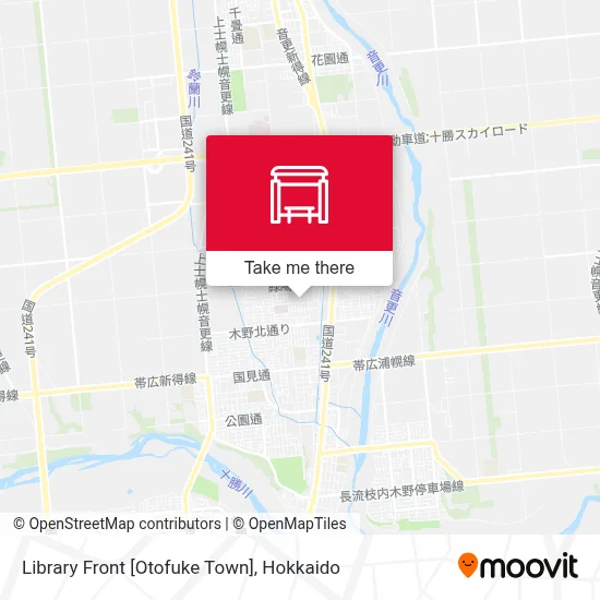 Library Front [Otofuke Town] map