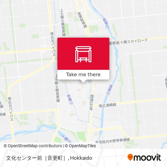 文化センター前［音更町］ map
