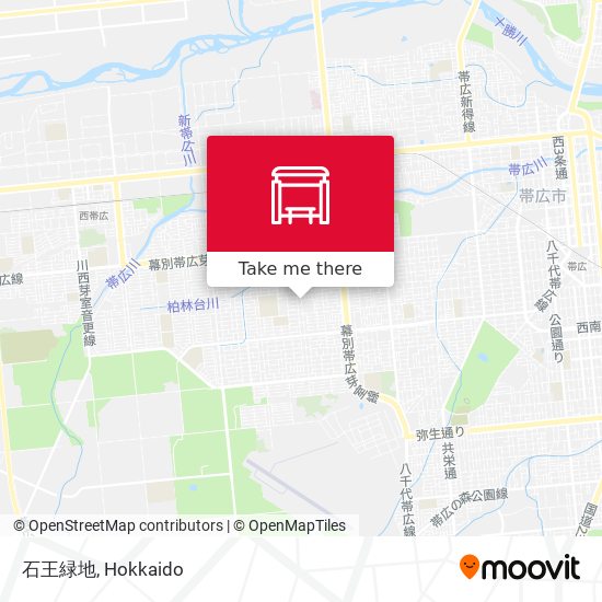 石王緑地 map