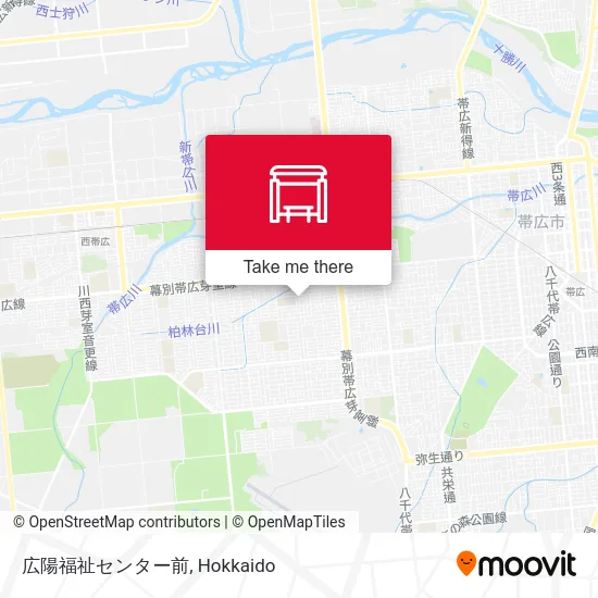 In front of Koyo Welfare Center map