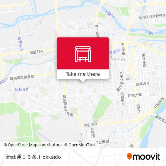 新緑通１６条 map