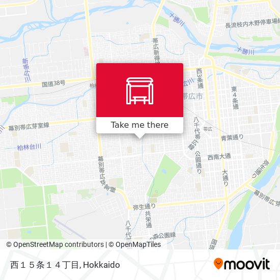 西１５条１４丁目 map
