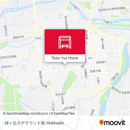 緑ヶ丘小グラウンド前 map