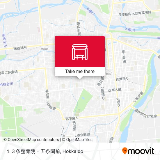 １３条整骨院・五条園前 map