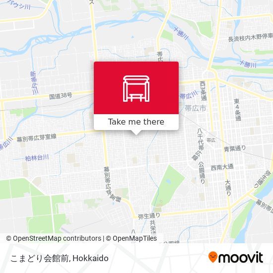 こまどり会館前 map