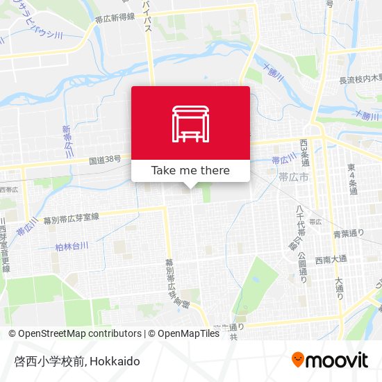 啓西小学校前 map