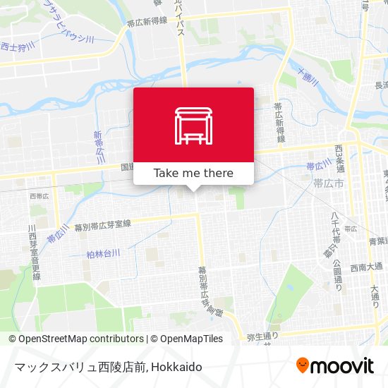 マックスバリュ西陵店前 map