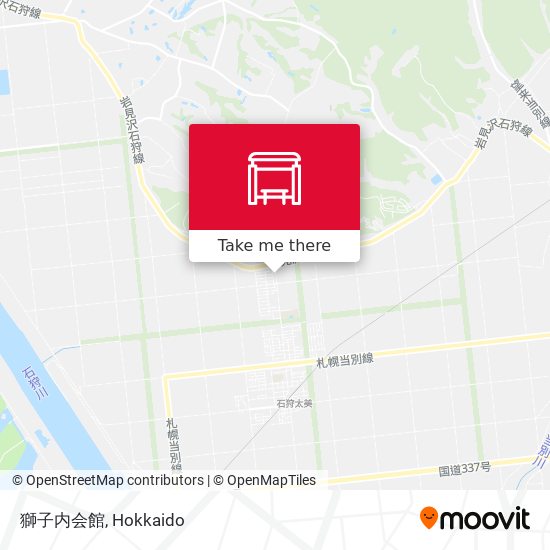 獅子内会館 map