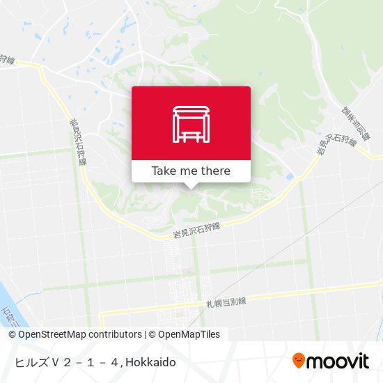 ヒルズＶ２－１－４ map