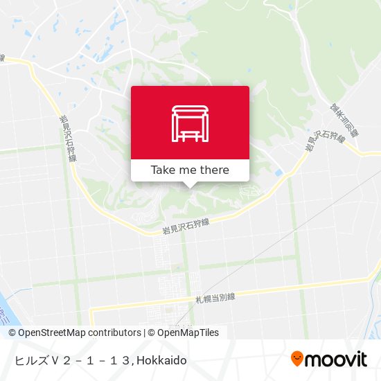 ヒルズＶ２－１－１３ map
