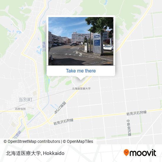 北海道医療大学 map