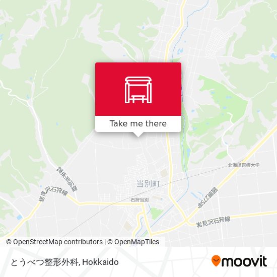 とうべつ整形外科 map
