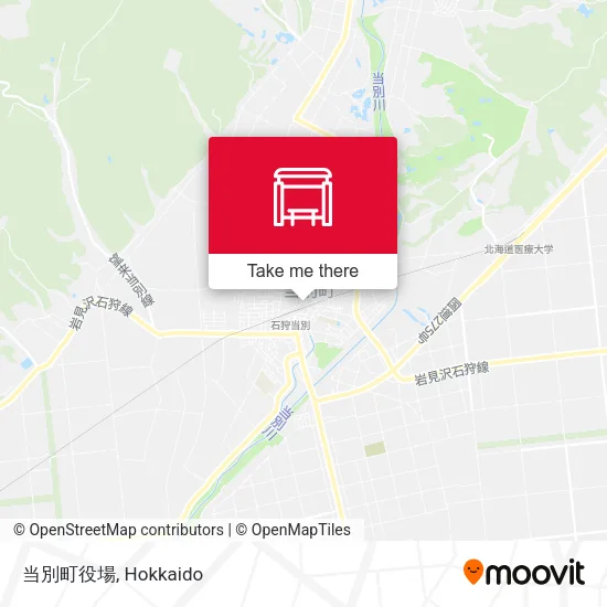 当別町役場 map