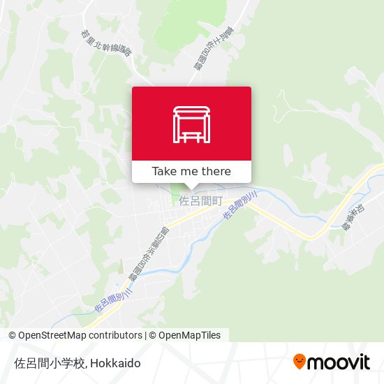 佐呂間小学校 map