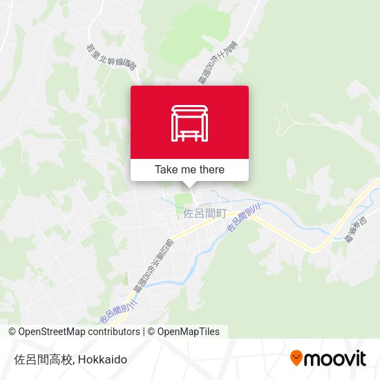 佐呂間高校 map
