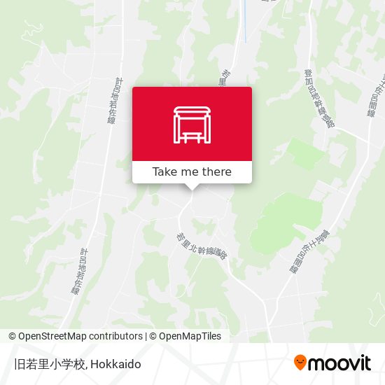 旧若里小学校 map