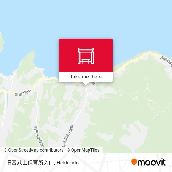 旧富武士保育所入口 map