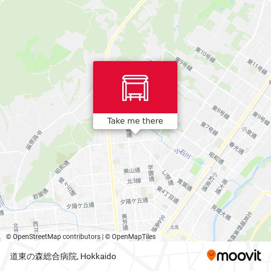 道東の森総合病院 map