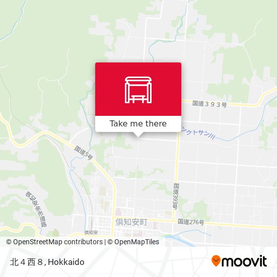 北４西８ map