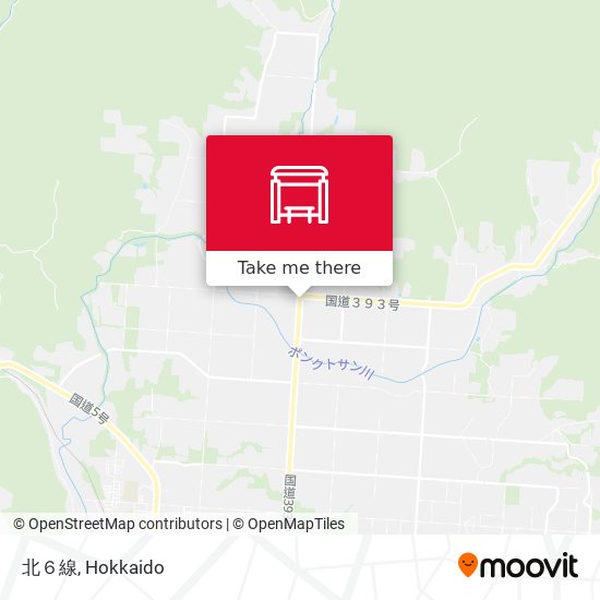 北６線 map