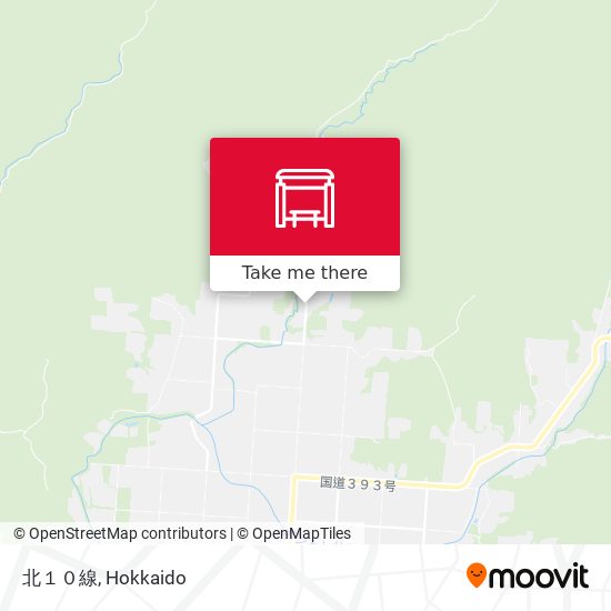 北１０線 map