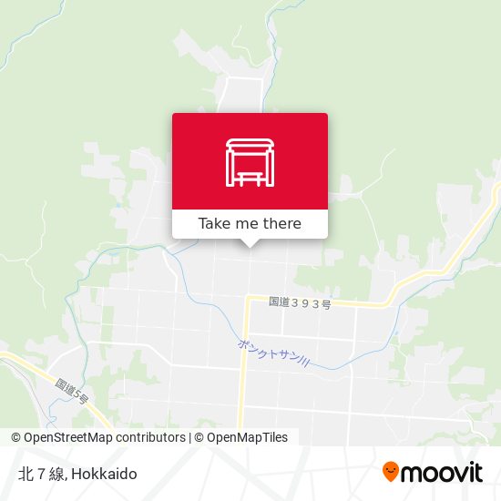 北７線 map