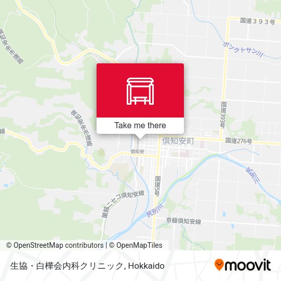 生協・白樺会内科クリニック map