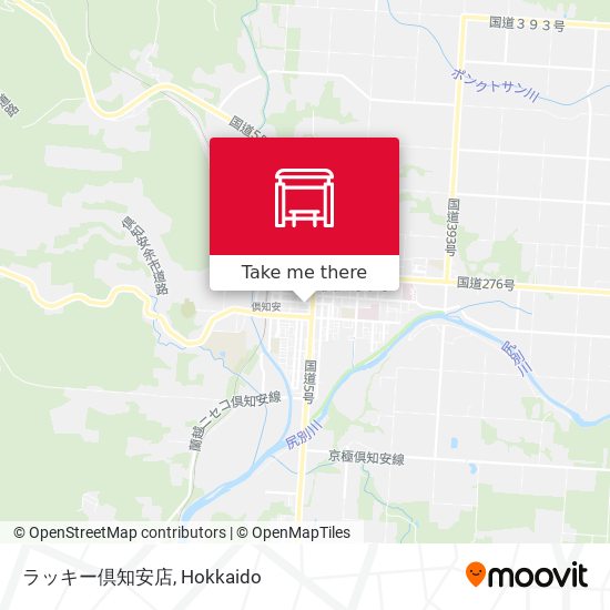 ラッキー倶知安店 map