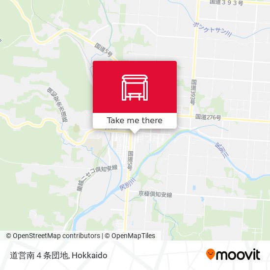 道営南４条団地 map