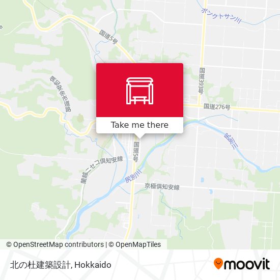 北の杜建築設計 map