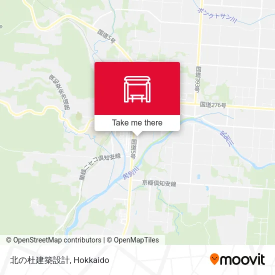 北の杜建築設計 map
