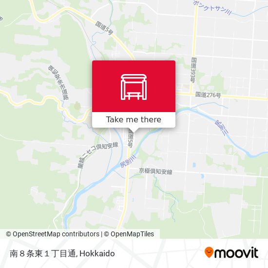 南８条東１丁目通 map