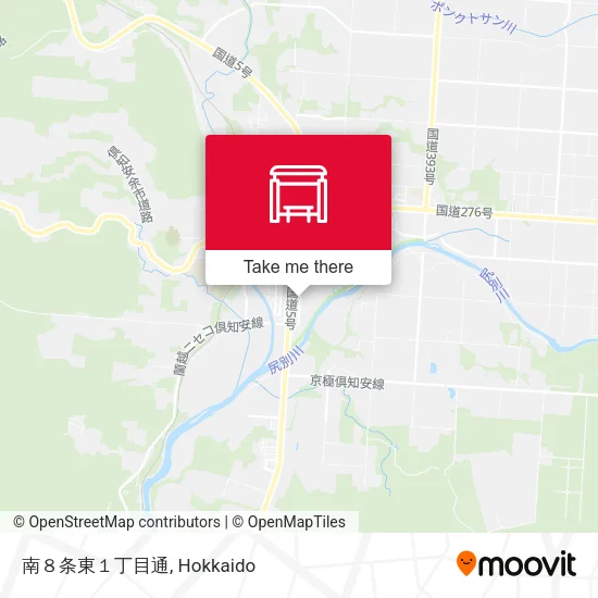 南８条東１丁目通 map