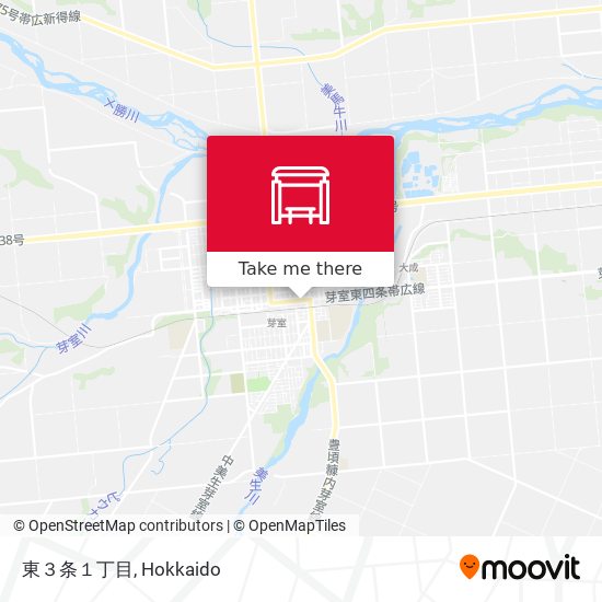東３条１丁目 map