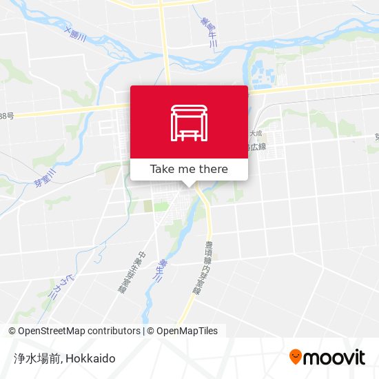 浄水場前 map