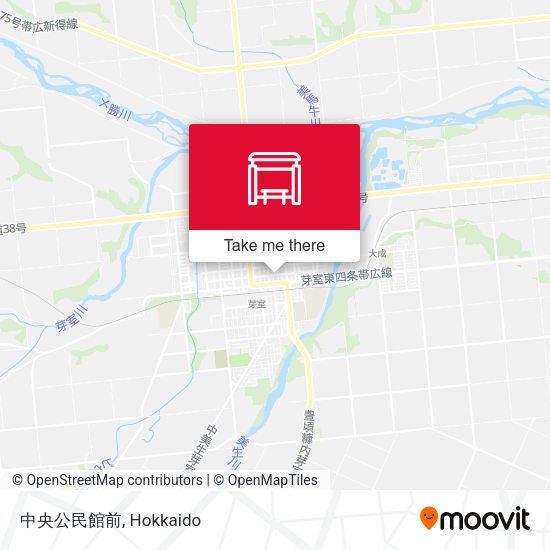 中央公民館前 map